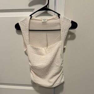 A&F Ava bubble knit top NWT